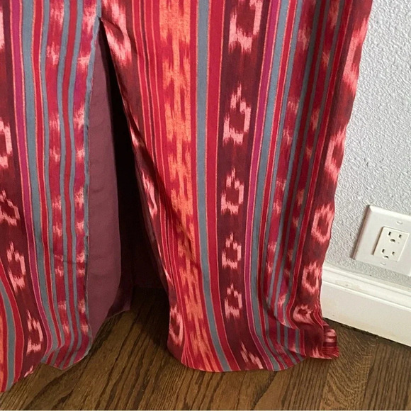 Lauren Ralph Lauren Geo Striped Georgette Halter Gown Size 18 NWT - Picture 5 of 8